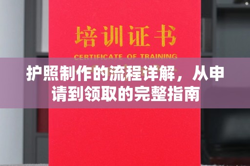 仁武护照制作的流程详解，从申请到领取的完整指南