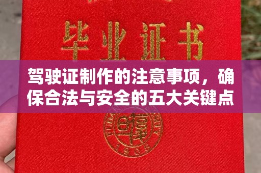 仁武驾驶证制作的注意事项，确保合法与安全的五大关键点