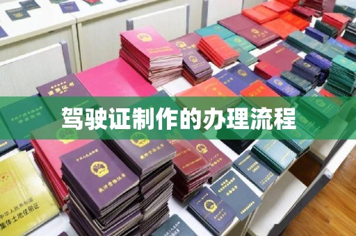 仁武驾驶证制作的办理流程
