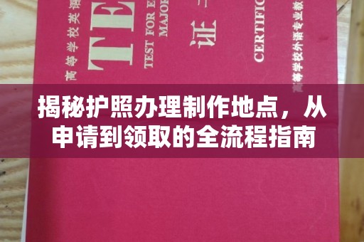 仁武揭秘护照办理制作地点，从申请到领取的全流程指南