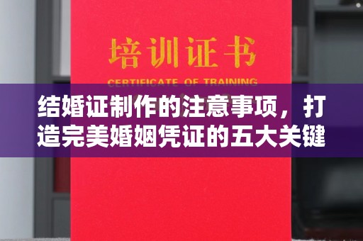 仁武结婚证制作的注意事项，打造完美婚姻凭证的五大关键点