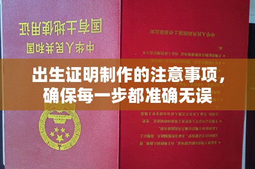 仁武出生证明制作的注意事项，确保每一步都准确无误