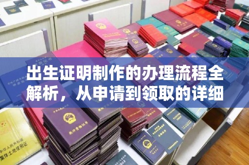 仁武出生证明制作的办理流程全解析，从申请到领取的详细指南