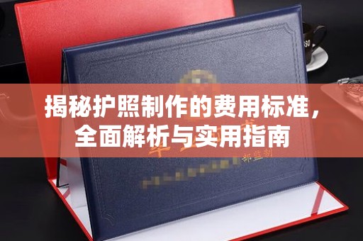 仁武揭秘护照制作的费用标准，全面解析与实用指南